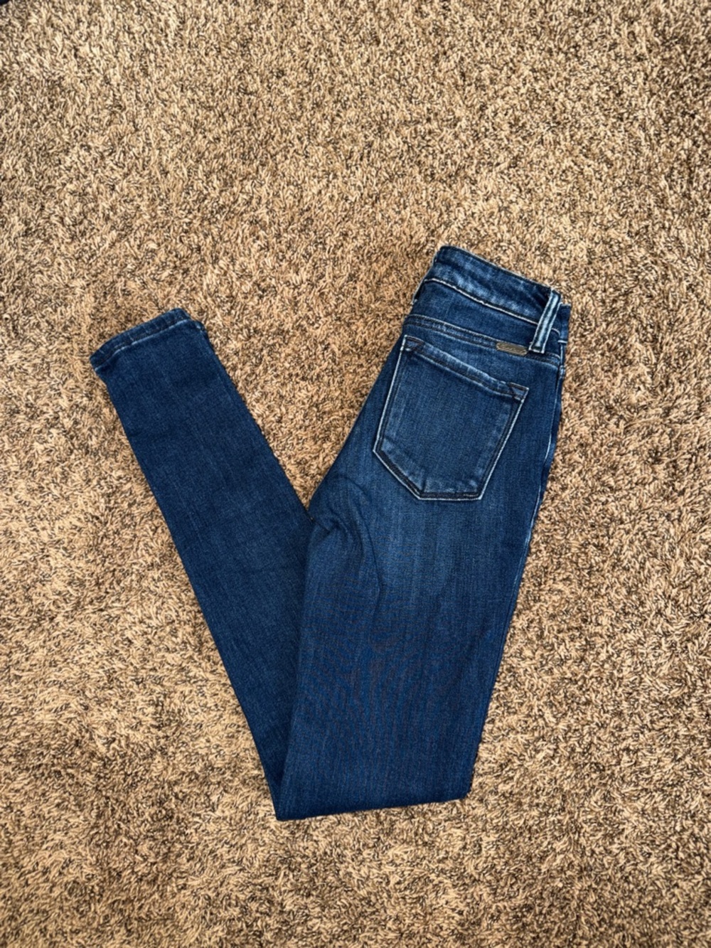 Kancan Dark Blue Skinny Jeans with Stretch